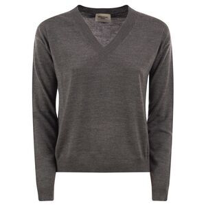 Weekend Maxmara Women Wkdfiocchi - Virgin Wool And Cashmere V-Neck Jumper